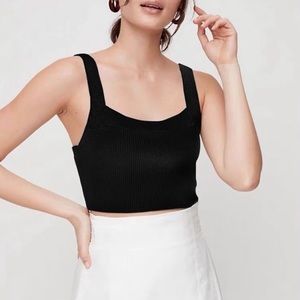 Wilfred Cropped Knit Tank Top